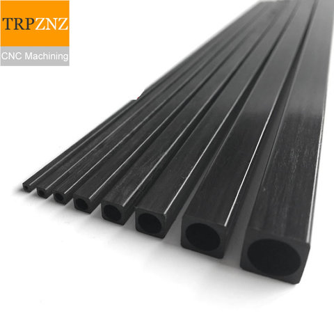 Carbon fiber Square tube,inner circle, Carbon  Hollow tube, HM model tube Airplane kite Strengthening rod ► Photo 1/1