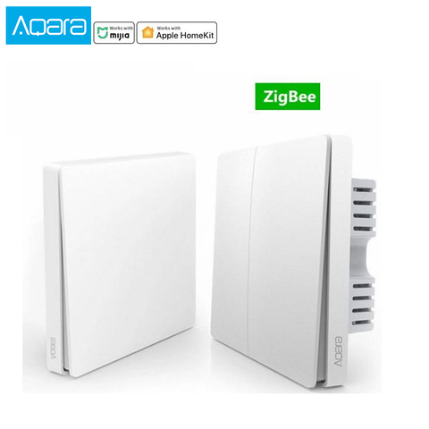 Aqara Mijia Smart Wall Switch home Light Control Single Fire wire ZigBeeWireless Key Via Smartphone APP Remote ► Photo 1/5