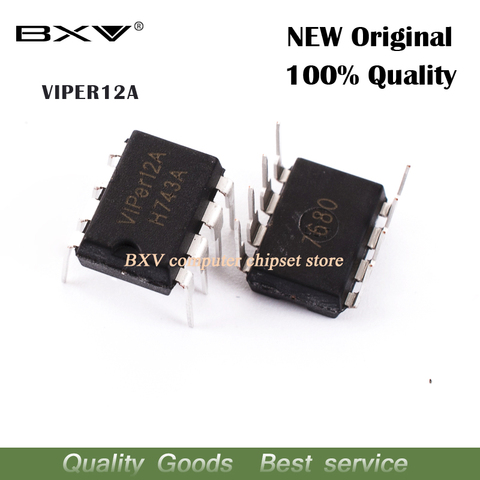 10PCS VIPER12A DIP8 VIPER12 DIP 12A DIP-8 new original ► Photo 1/1