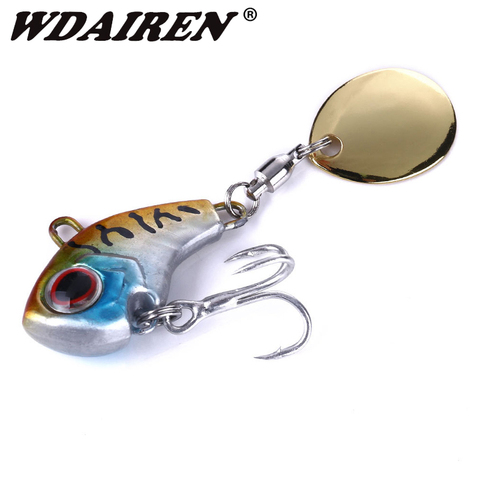 1Pcs Spinner Fishing Lures Wobblers Sequin Spoon Crankbaits Artifical Easy Shiner VIB Baits for Fly Fishing Trout Pesca Tackle ► Photo 1/5