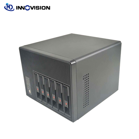 2022 New high quality 6bays NAS storage case hot swap server chassis with 6gb sata backplane ► Photo 1/6