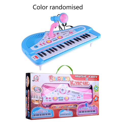 Buy Online 37 Key Children S Electronic Keyboard Piano Organ Toy Set Microphone Music Play Kids Educational Toy Gift Alitools