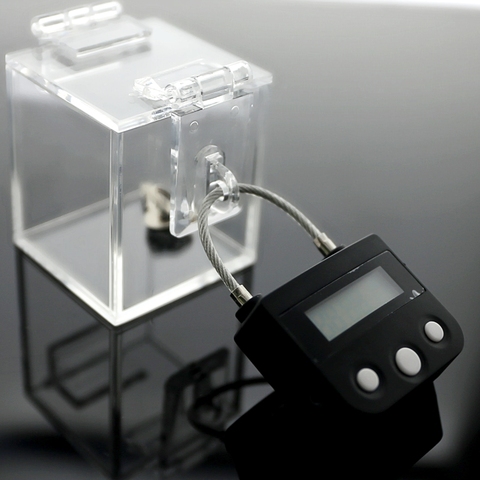 Chastity Cage Key Safe Chastity Key Holder Keyholder The Chastity Key Safe Chastity Game with Acrylic Box New Sexy Toy ► Photo 1/6
