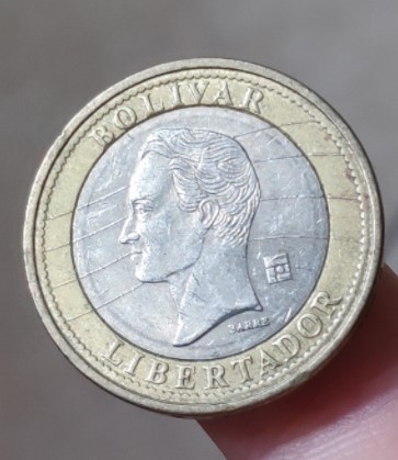 24mm Bolivar ,100% Real Genuine Comemorative Coin,Original Collection ► Photo 1/1