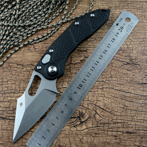 Y-START Stitch Folding Pocket Knife Stonewashed Blade Nylon Handle for Outdoor hunting camping survival tool ► Photo 1/4