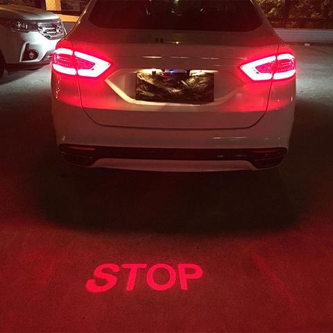 Anti Collision Rear Car Laser Tail Fog Light Auto Brake Parking Lamp LED Stop Signal Indicator Warning Light Car Styling ► Photo 1/6