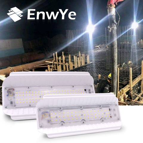 EnwYe LED waterproof 50W 100W floodlight AC 220V 240V cold white LED iodine tungsten lamp construction site lighting ► Photo 1/5
