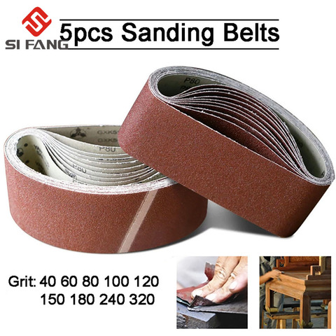 5pcs 610*100mm Abrasive Sanding Belts P40-320 Abrasive Sanding Screen Band 4