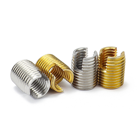 Self Tapping insert nut Bushing 302 slotted type Wire Thread Repair Insert M2 M2.5 M3 M4 M5 M6 M8 M10 M12 ► Photo 1/6