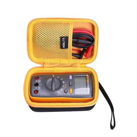 LTGEM EVA Hard Case for Fluke 107 AC/DC Current Hardheld Digital Multimeter,Gray ► Photo 1/6