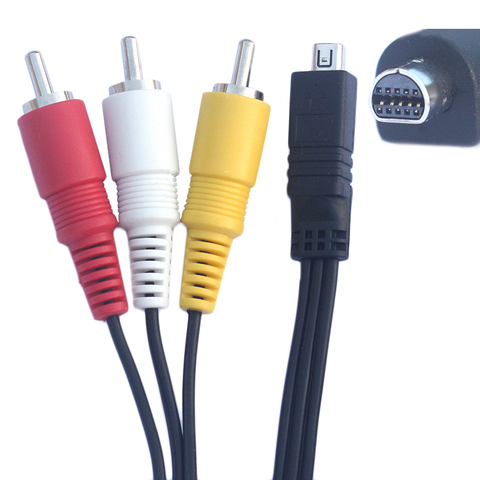 10 PIN to Svideo AV RCA Digital Camera Camcorder Cable for Sony DV ► Photo 1/3