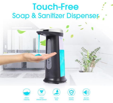 400Ml/250ML Automatic Liquid Soap Dispenser Automatic Foam Soap Dispenser Touchless IR Infrared Sanitizer Dispensador ► Photo 1/6