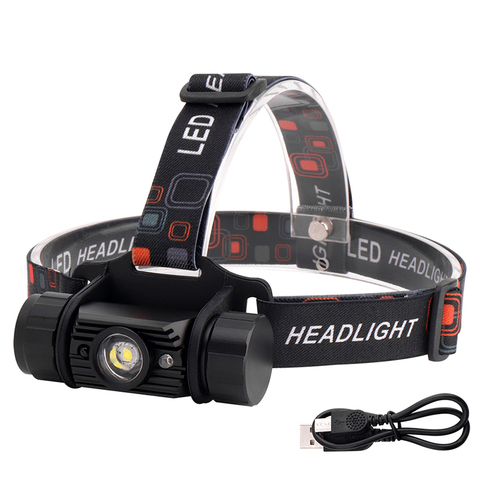 Lampe Frontale Boruit B21 LED Headlamp Motion Sensor Headlight 1000LM 18650 Rechargeable Induction Fishing Head Torch Light ► Photo 1/6