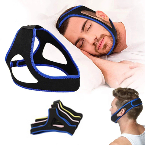 Anti Snoring Chin Strap Prevent Snore Stop Snoring Jaw Belt Sleep Support for Woman Man Auto Help Health Care Sleeping Tools ► Photo 1/6