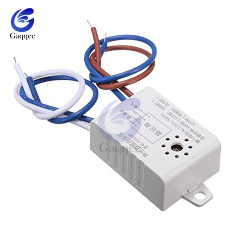 220V Automatic Auto On Off Sound Voice Control Sensor Switch Photoswitch Photoelectric Light Switch for Solar Lamp Street Light ► Photo 1/6