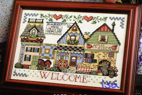 ZZ361 Welcome  Craft Stich Cross Stitch Cotton Fabric Needlework Embroidery Crafts Counted Cross-Stitching Kit ► Photo 1/6