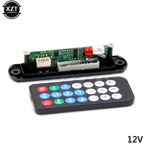 5V 12V MP3 WMA Decoder Board MP3 Player Car Audio USB TF FM Radio Module Remote Control For Car Accessories ► Photo 1/6