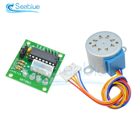 1Pcs 5V 12V 28BYJ-48 4 Phase Reduction DC Gear Stepper Motor + ULN2003 Driver Board Module For arduino DIY Kit ► Photo 1/6