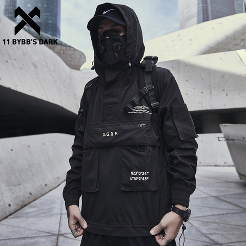 11 BYBB'S DARK Dark Cargo Jackets Coats Streetwear Tactical Function Pullover Harajuku Multi-pocket Hoody Windbreaker Coats ► Photo 1/6
