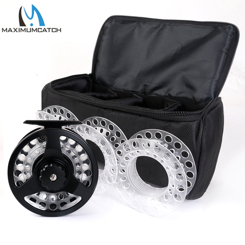 Maximumcatch #5/6 #7/8 Plastic Fly Fishing Reel Combo Cassette Fly Reel With 3 Extra Cassette Spools ► Photo 1/6