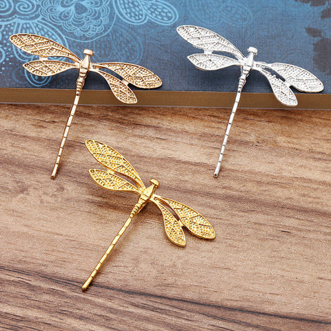 5pcs/lot 36*43MM Alloy Dragonfly Pendant DIY Handmade Jewelry Making Supplies Charms Jewelry Finding Components Accessories 095 ► Photo 1/6