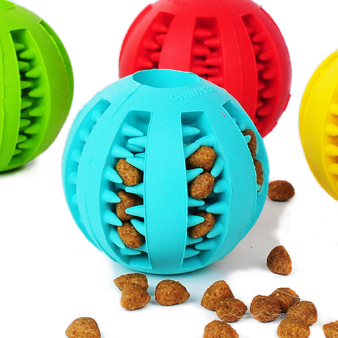 5/7 cm Dog Toy Interactive Rubber Balls Pet Dog Cat Puppy ElasticityTeeth Ball Dog Chew Toys Tooth Cleaning Balls Toys For Dogs ► Photo 1/6