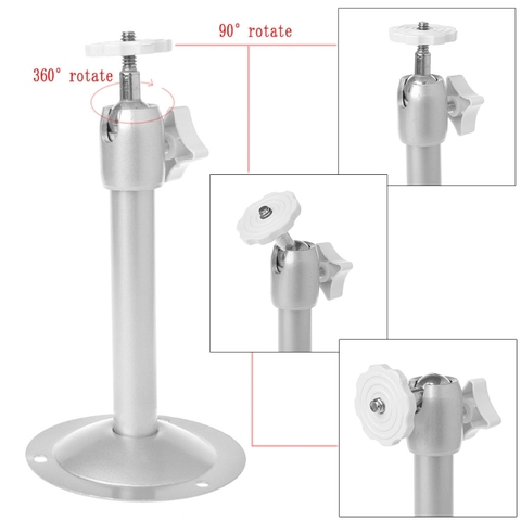 360 Degree Adjustable Projector Ceiling Mount Stand Wall Projector Bracket Metal ► Photo 1/5