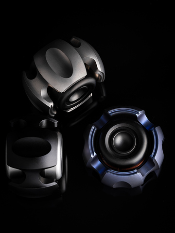 LAUTIE Noise Fingertip Gyro EDC Titanium Alloy Finger Decompression toy Finger Ring Spin ► Photo 1/6