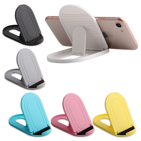 Cell Phone Stand Portable Foldable Desktop Mobile Phone Holders Adjustable Universal Multi-Angle Cradle For Tablet iPhone Xiaomi ► Photo 1/6