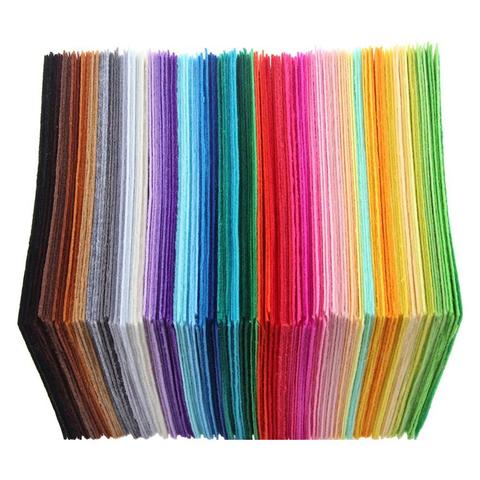 40pcs/set Non-Woven Felt Fabric Polyester Cloth Felt Fabric DIY Bundle for Sewing Doll Handmade Craft Thick Home Decor Colorful ► Photo 1/6