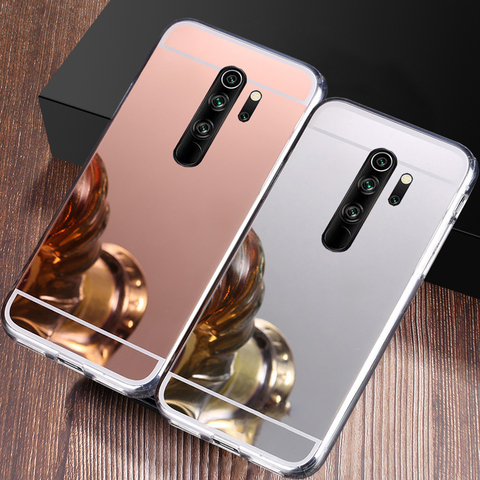 Mirror Case For Xiaomi Mi 5X 6X Note 3 6A 7A 8A 9C 9A S2 Redmi Note 4 4X 5 7 8 9 Pro 8T 9S Poco X2 F2 Makeup Plating Cover Shell ► Photo 1/6