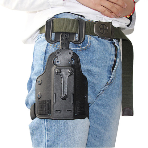 Tactical Safa Leg Gun Holster Platform for Glock 17 19 Beretta M9 Sig ...