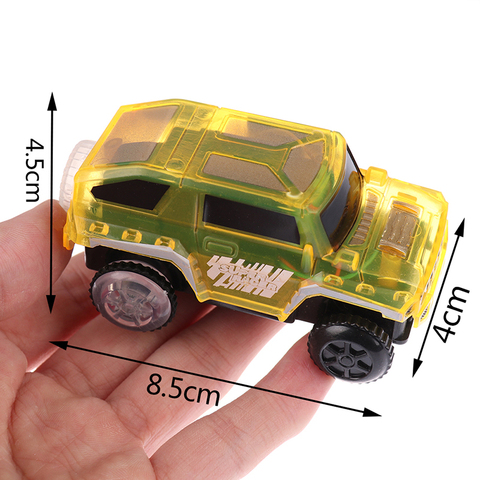 Electronics Special Car for Magic Track Toys With Flashing Lights Educational Kid Railway Luminous Machine Car brinquedos ► Photo 1/6