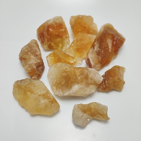 1PCS QUALITY Big Particle Natural Brazilian Citrine Rough Raw Ore Ornament Aromatherapy Crystal Brazil Stones for DIY Carving D3 ► Photo 1/6