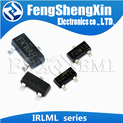 10pcs IRLML2502TRPBF IRLML6402TRPBF IRLML0030TRPBF IRLML2402TRPBF IRLML5203TRPBF IRLML6401TRPBF SOT-23 Power MOSFET ► Photo 1/6