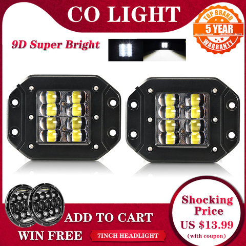 CO LIGHT 9D 80W LED Work Light Bar 5