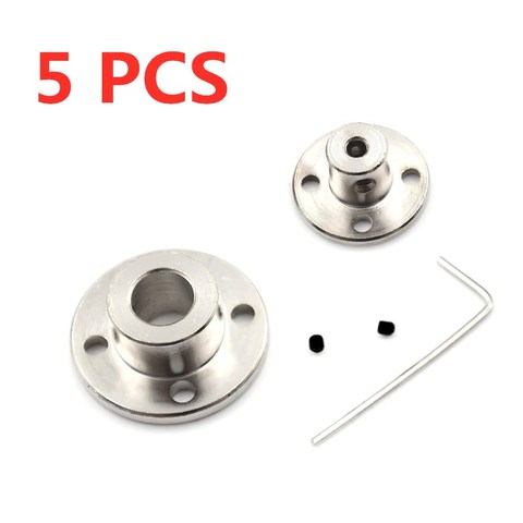 5 PCS 3mm/3.17mm/4mm/5mm/6mm/6.35mm/7mm/8mm/10mm/11mm/12mm/14mm Rigid Flange Coupling Motor Guide Shaft Coupler Motor Connector ► Photo 1/3