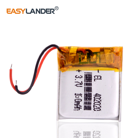 402022  3.7V 160mAh    li Polymer Li-ion replacement Battery For bluetooth headset  mouse Bracelet  Wrist  xiaomi watches  clock ► Photo 1/6