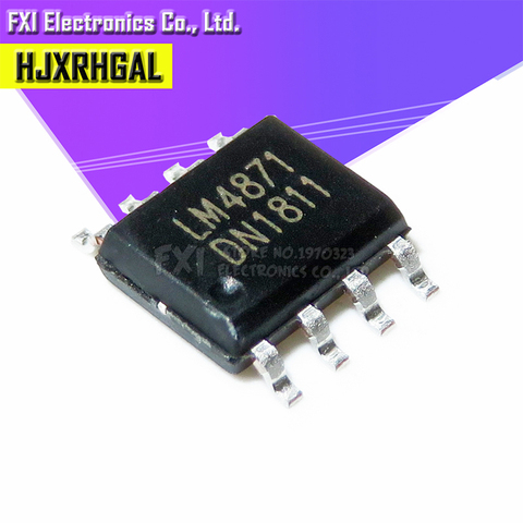 10PCS LM4871MX LM4871 SOP8 SOP 4871 3W Audio Ampli new original ► Photo 1/2