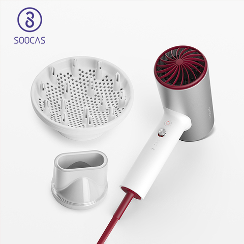 SOOCAS H5 Negative Ion Hair Dryer 1800W Professional Blow Dryer Aluminum Alloy Powerful Electric Dryer Cold Hot Air Circulating ► Photo 1/6