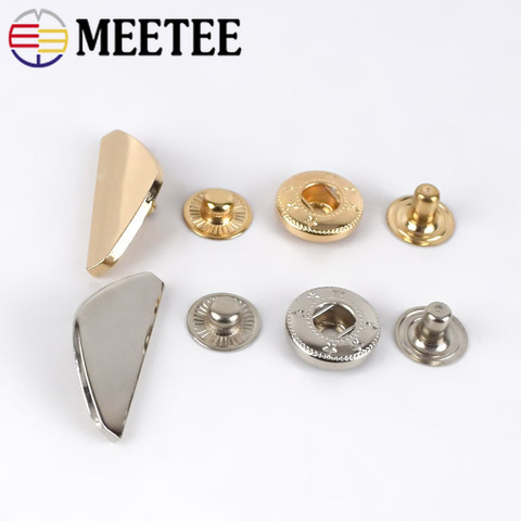 5/10/20pcs Fashion Metal Snap Buttons Down Coat Decorative Button Sewing Botones Outerwear Overcoat Fasteners Press Stud Buckle ► Photo 1/6