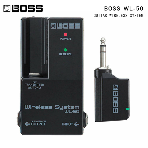 Boss WL-50 guitar Wireless System Universal wireless transmitter receiver for guitar bass keyboard musical instrument ► Photo 1/6