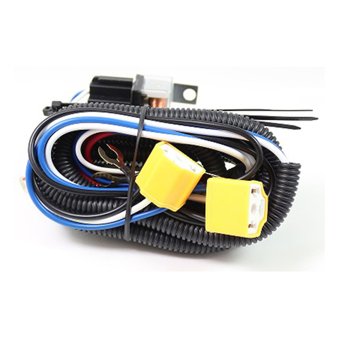 H4/9003 Headlight Booster Cable Wire Harness Connector Relay Fuse Socket Black H4 Headlight Connector Fuse Socket Energy-saving ► Photo 1/6