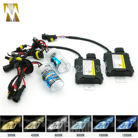 1 Pair 55W HID Car Headlight Xenon HID Conversion Kit Auto Replacement Xenon  H3 H4-1 H7 H9 H11 H8 H1 9005 9006 880 881 HB3 HB4 - Price history & Review