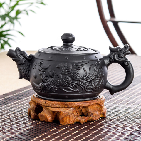 2022 Hot sale Yixing Large Capacity Purple Sand Pot Hand Made Large Chinese Clay Teapot Tea Cup Household Ceramic Kettle ► Photo 1/3