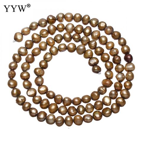 4-5mm Jewelry Making Pearl Beads Natural Cultured Potato Freshwater Pearls Bead For Diy Jewelry Hole 0.8mm 15 Inch Wholesale ► Photo 1/5