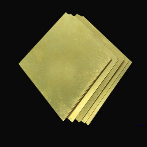 H62 Brass Copper Flat Stock Sheets Thick 0.5-3mm 50*100 100*100 100*200mm AU ► Photo 1/4