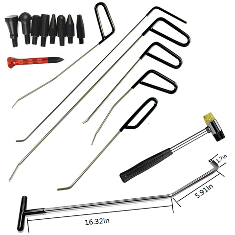 PDR RODS KITS R4 PAINTLESS DENT REPAIR REMOVAL PULLER TOOLS PUSH RODS TAP DOWN HAND TOOLS SET ► Photo 1/6