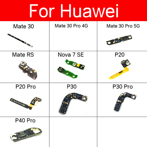 Mic Antenna Signal Board Flex Cable For For Huawei P20 P30 P40 Mate 30 RS Pro 4G 5G Nova 7SE PCB Above Speaker Replacement Parts ► Photo 1/6