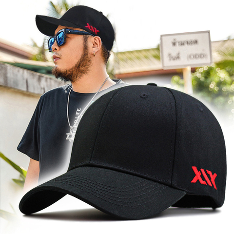 58-60 60-68cm large head Man Big Size Causal Peaked Hats Cool Hip Hop Hat Man Plus Size Baseball Caps ► Photo 1/6